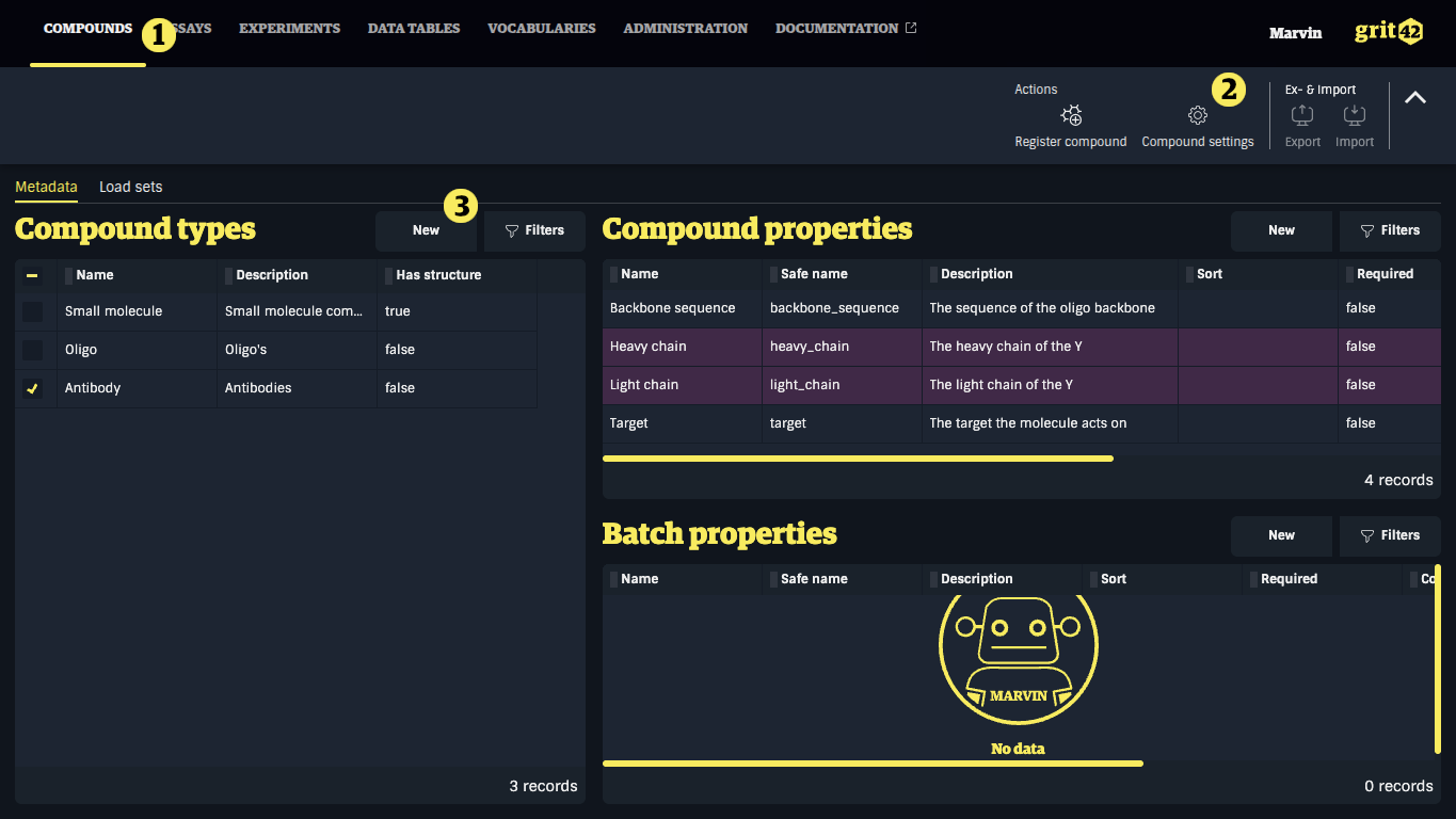 Creating new compound types