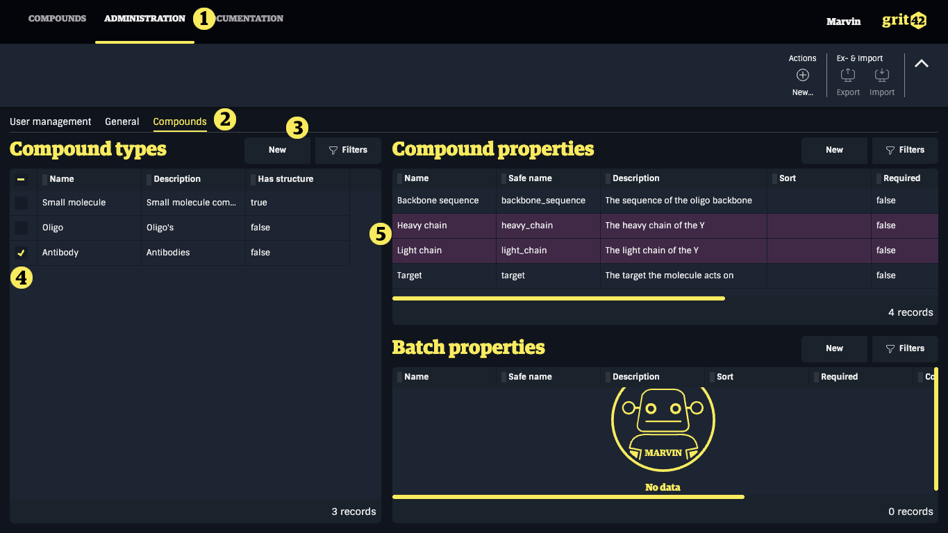 Creating new compound types