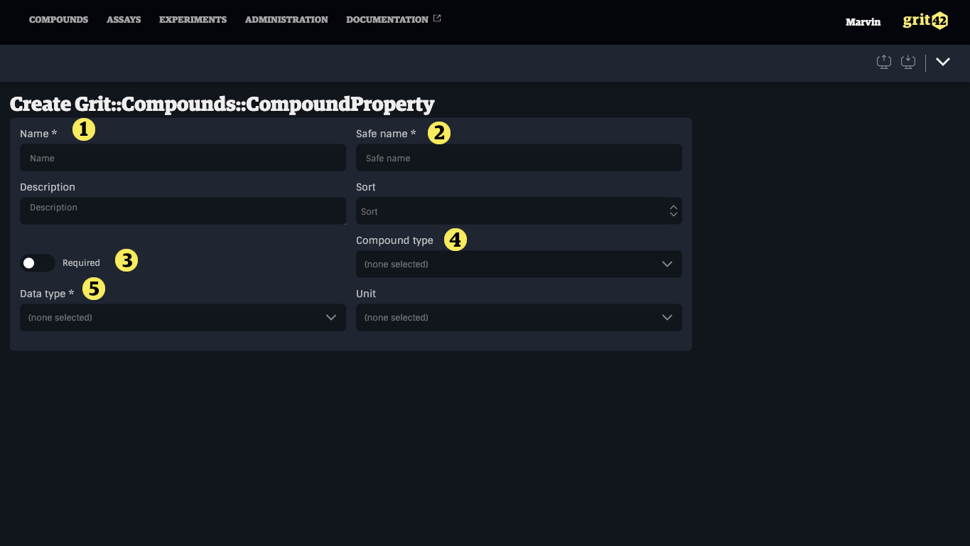 Creating new compound property